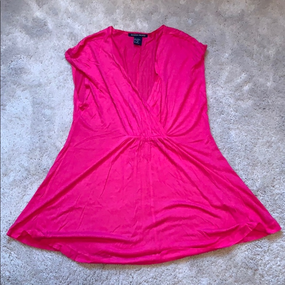 Boston Proper cap sleeve shirt. Sz M
